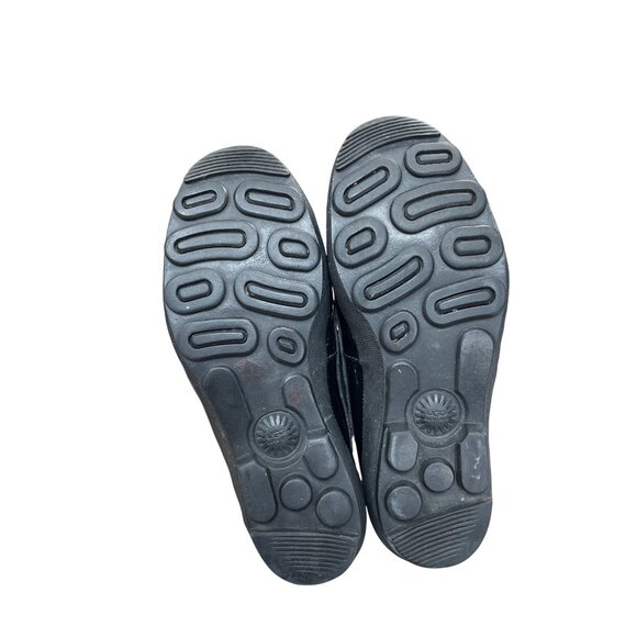 UGG Ashdale Black Patent Leather Sheepskin Rain Duck Shoes Sz 8 SKU 9488 - Picture 5 of 16